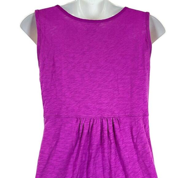 Eddie Bauer Womens Crochet Knit 100% Cotton Sleeveless Purple Casual Dress Small - Picture 11 of 16